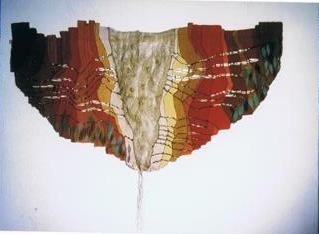 Gewebtes Wandbild "Kalahari"